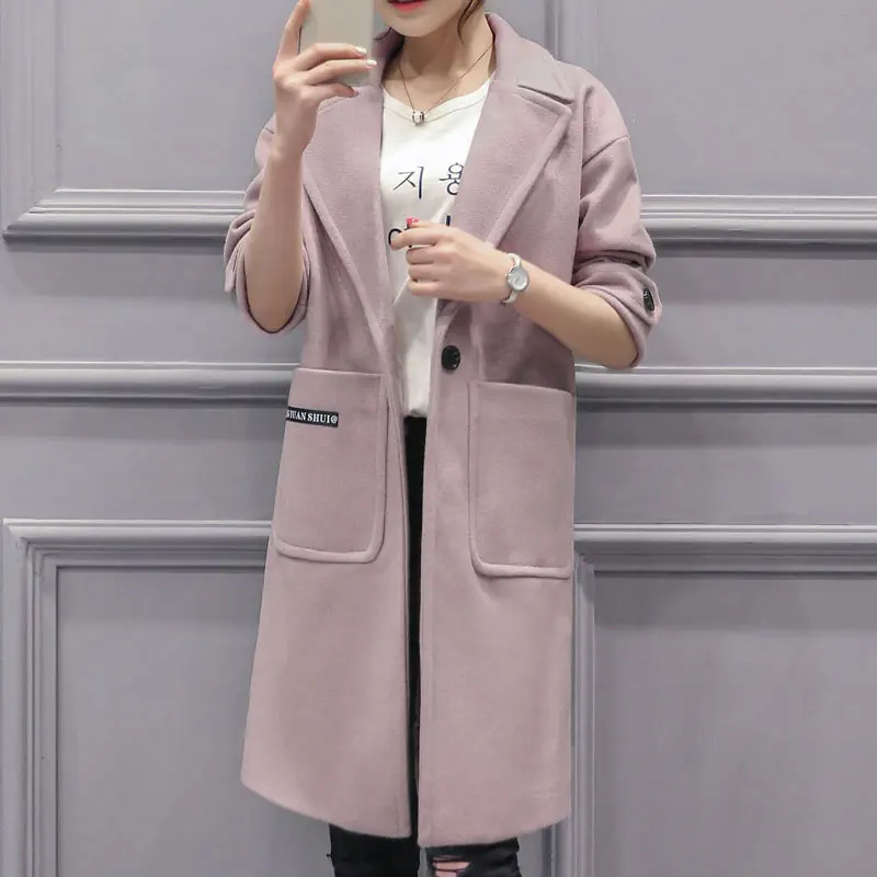 Wool Coats Women Winter Raglan Sleeves 2016 High Quality Elegant Woolen