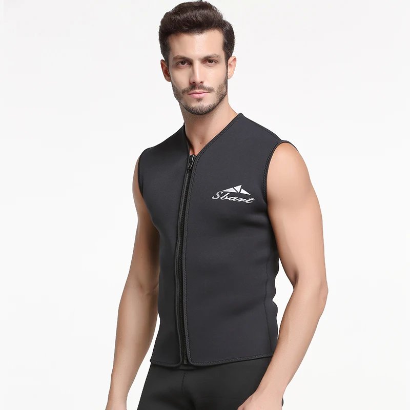 5 мм неопреновый гидрокостюм жилет куртка мужская без рукавов на молнии Drysuit