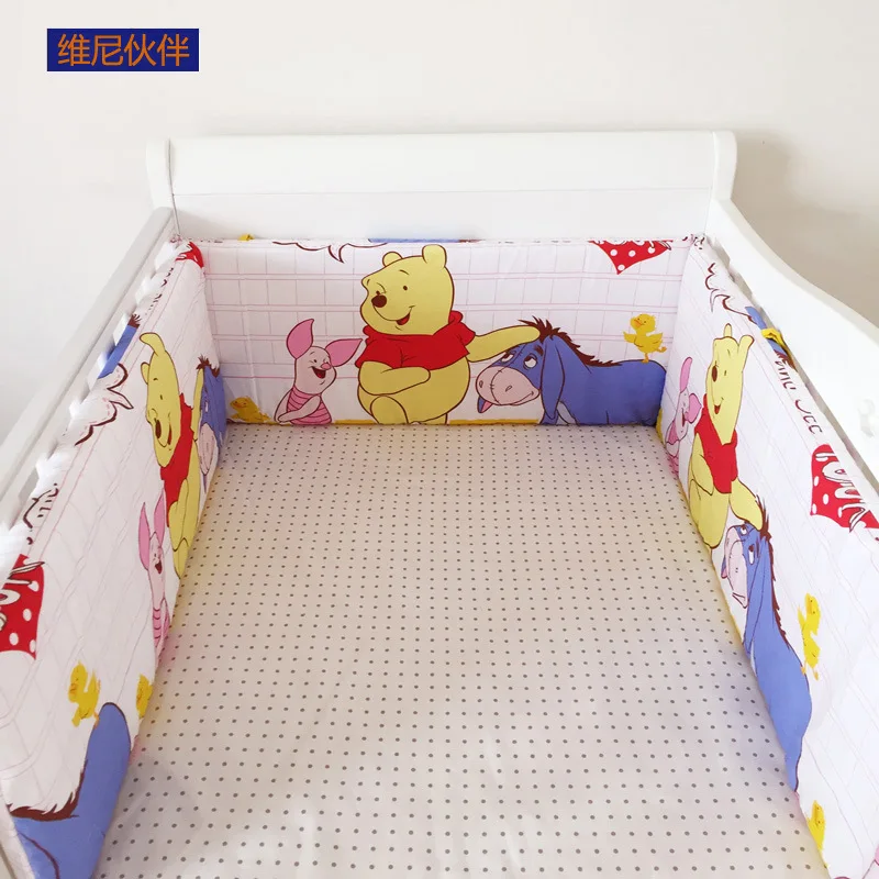 Горячая Детская кровать кроватки бампер U-образный съемный хлопок новорожденного бамперы для кормления защита для кроватки для безопасное ограждение линии 180*30 см - Цвет: weini