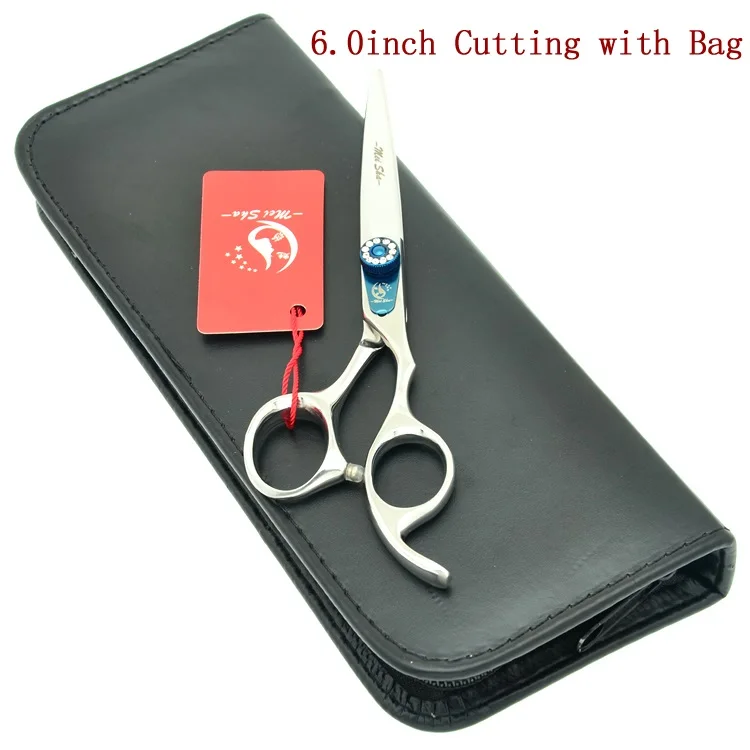 Meisha 6,0 дюймов хорошее качество ножницы для волос набор Парикмахерские ножницы истончение ножницы, салон острые инструменты для стрижки HA0252 - Цвет: HA0250 with case