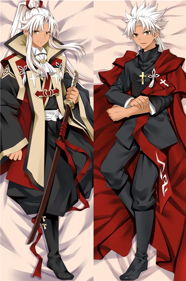 Sep обновление аниме Fate/stay night эмия кирицугу Kotomine Kirei Emiya Shirou Dakimakura Наволочка на подушку - Цвет: 65029