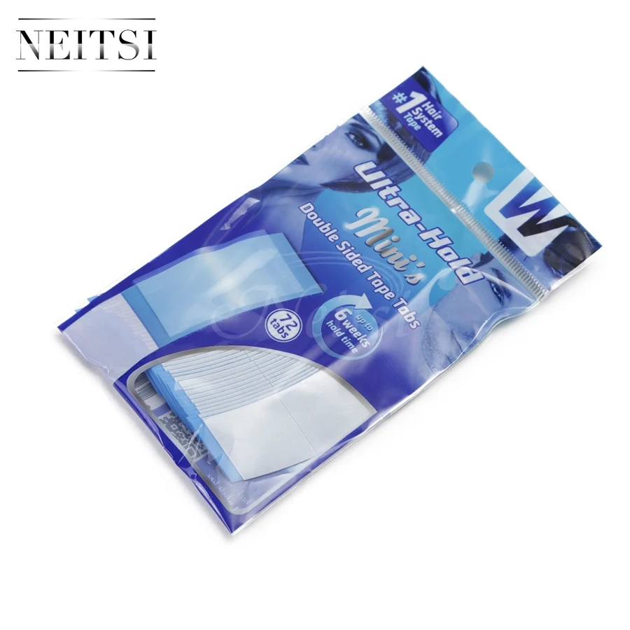 Neitsi 36pcs/bag Blue Ultra Hold Tape Hair Tape Adhesive Double Side Medical US Walker Tape For Lace Wigs Toupees Fast Shipping