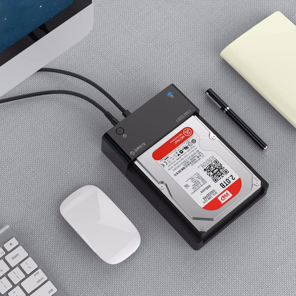 ORICO Тип C HDD корпус SATA для USB 3,1 2,5 3,5 дюймов 10 Гбит/с USB C внешний жесткий диск Док-станция Поддержка UASP 8 ТБ накопители