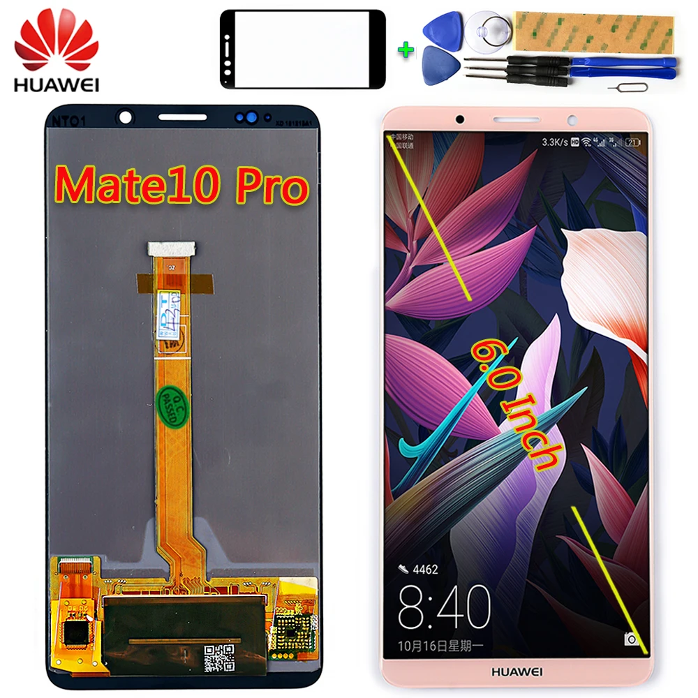 Дигитайзер сенсорного экрана Huawei Mate 10 Pro 6 0-дюймовый ЖК-дисплей 2160*1080 в сборе с