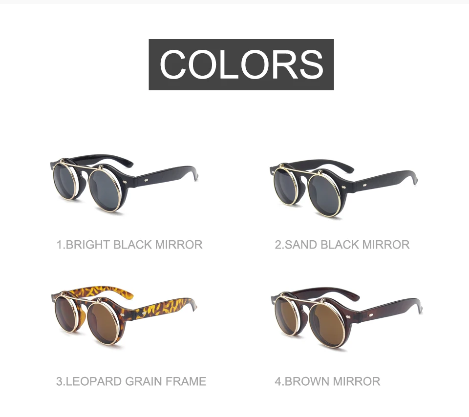 jumlai new fashion design sunglasses color frame Metal ring round high quality sunglasses for women lot (3)