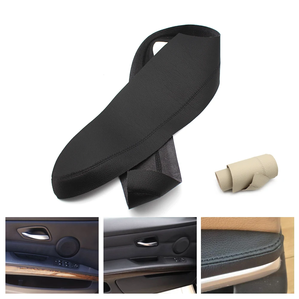 Car Left Main Driving Door Armrest Panels Leather Trim Cover Door