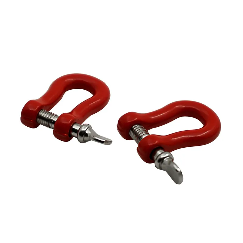 1:10 Scale 890mm Wire with Shackle & Hook Red Color for RC Crawler Accessory 1:10 Scale 890mm Wire with Shackle & Hook Red Color for RC Crawler Accessory