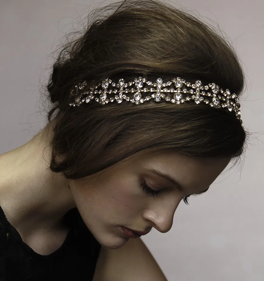 Buy New Vintage Wedding Bridal Crowns Wave Rhinestone