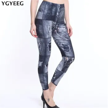 

YGYEEG Women Leggings Hole Butterfly Pattern Print Fitness Women Sporting Workout Leggins Jogging High Waist Elastic Pants Hot