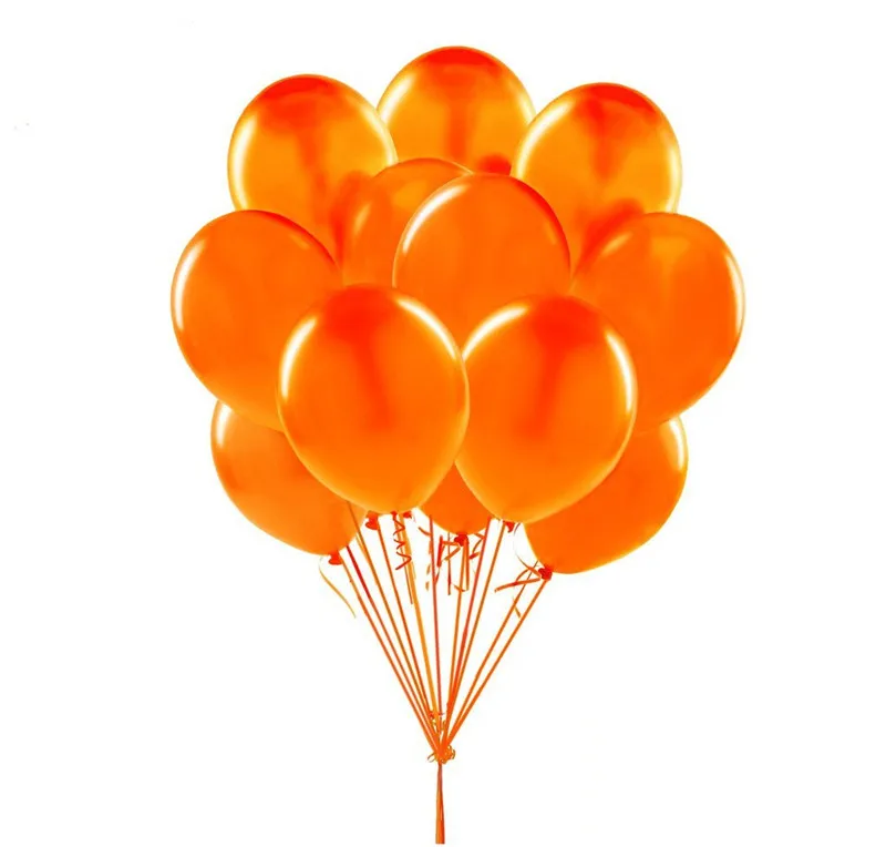 

10pcs/Lot 10inch 1.8g Orange Latex Balloon Air Balls Wedding Decoration happy Birthday Float Balloons Party supplies ballons Toy