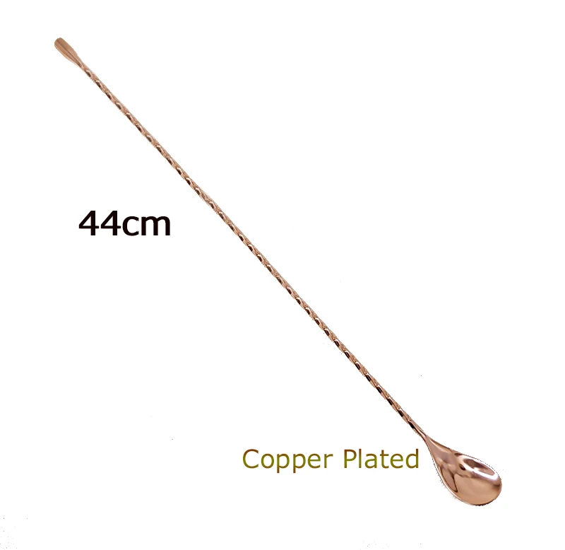 Барные ложки из нержавеющей стали 44 см, КАПЛЕВИДНАЯ ложка, ложка для коктейли Напитки, миксер, ложка для смешивания, мешалка