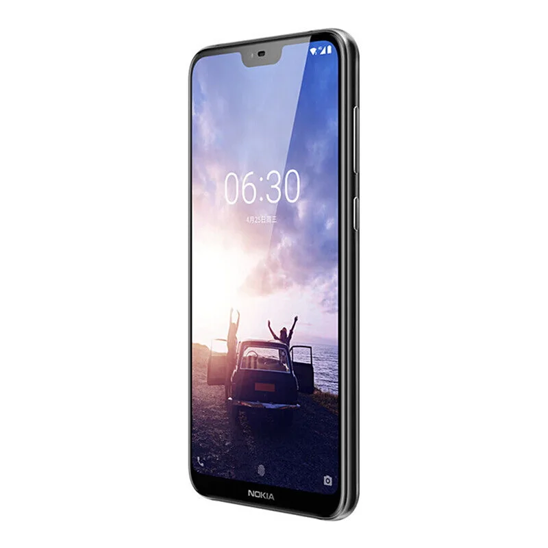 Мобильный телефон Nokia X6 с глобальной ПЗУ, 6 ГБ, 64 ГБ, 5,8 дюйма, 18:9 FHD, Восьмиядерный процессор Snapdragon 636, 3060 мАч, Мп+ Мп камера, отпечаток пальца