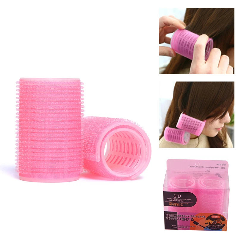 2PCS/Pack Hook & Bendy Hair Rollers Female Hairdressing Home Use DIY