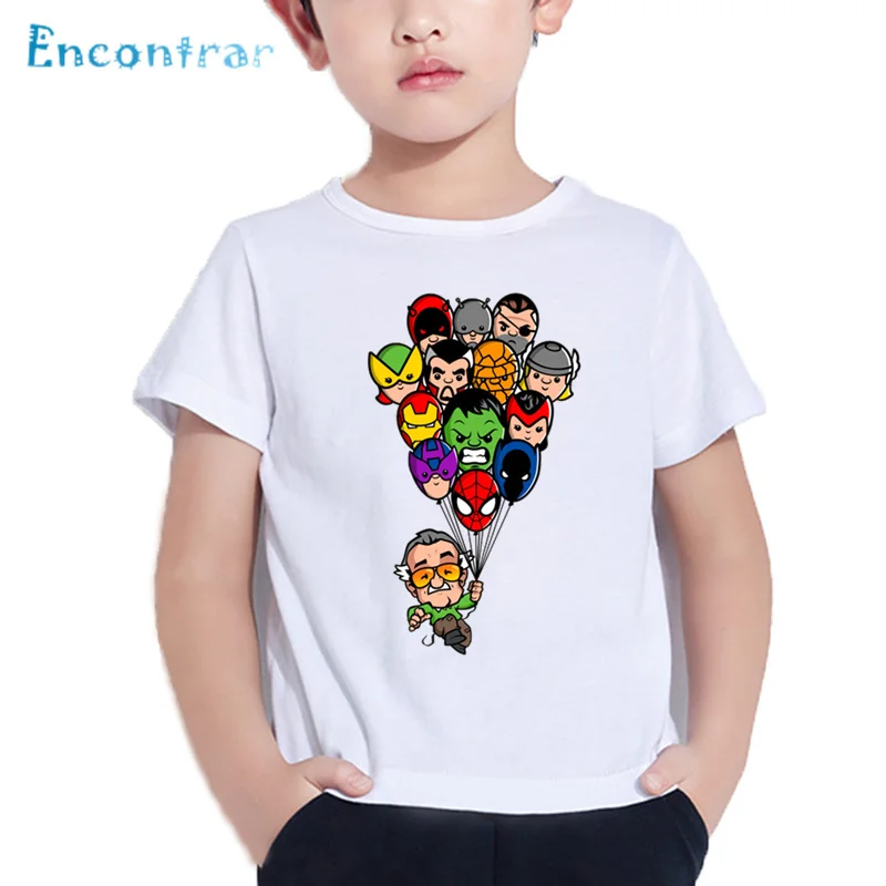 

Mavel's father Stan Lee Print Kids T shirt Baby Superhero Funny Clothes Boy/Girl Cartoon Short Sleeve T-shirt,HKP5243