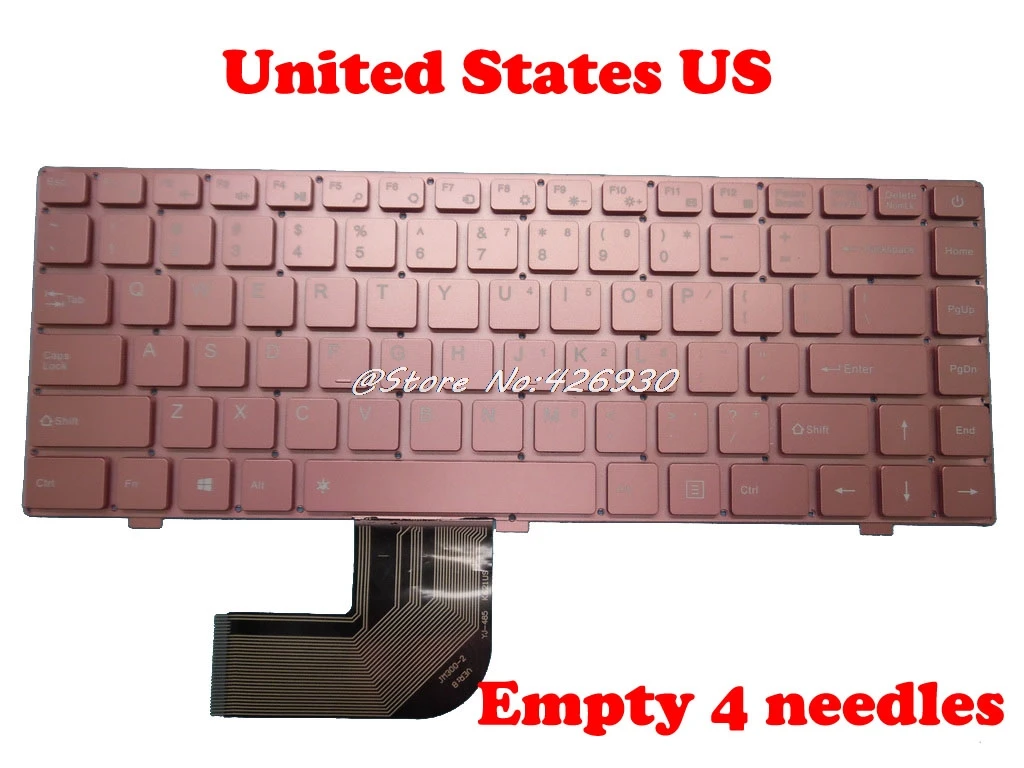 

Laptop Keyboard For Teclast F7 Russian RU English US Black Silver Pink NO Frame