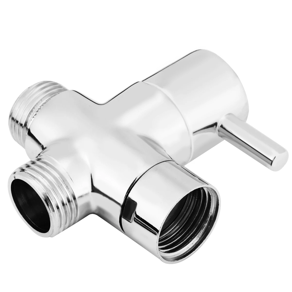 1pcs Polished Chrome Brass T-adapter 3 Way Replacing Shower Valves G1/2