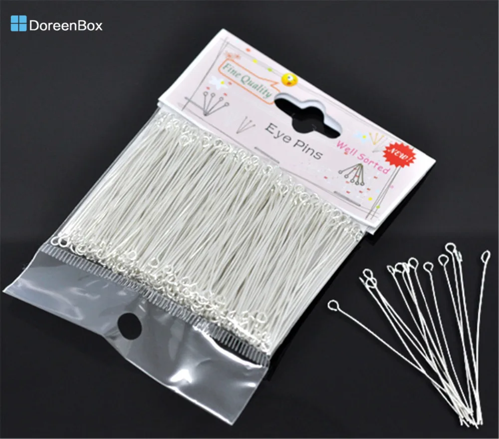 Doreen Box Lovely (300 шт.) Хорошо подобранные шпильки для глаз 5 см (2 дюйма) (B13049)|eye pins|pin pinpins