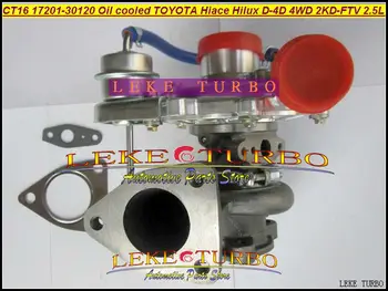 

Free Ship CT16 17201-30120 17201 300120 Oil Turbo Turbocharger For TOYOTA Hiace Hilux Hi-lux D 4WD 2KD 2KDFTV 2KD-FTV 2.5L 102HP