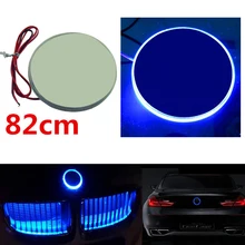 Auto Blu LED Dell’emblema del Distintivo Della Luce Autoadesivo Auto Decorazione Della Lampada Copertura Della Lampada Della Luce Per BMW 3 5 7 Serie X3 x5 X6 Z4 Accessori Auto