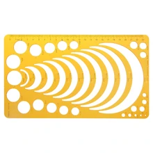 Plastic Geometric Template Ruler Universal Arc Template Rulers Stencil Drawing Measuring Tool Students Office School Supplies Plastic Geometric Template Ruler Universal Arc Template Rulers Stencil Drawing Measuring Tool Students Office School Supplies