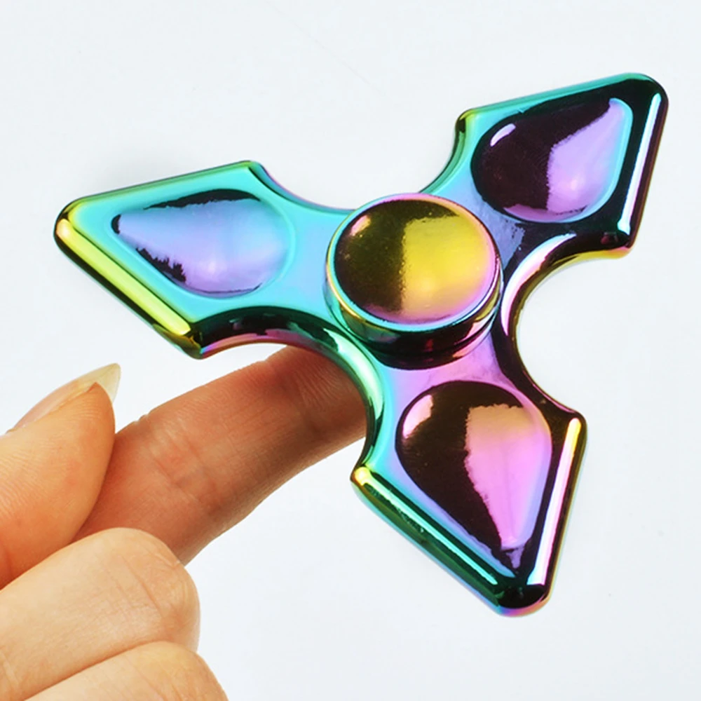 Fidget Babelemi Shuriken De Metal Mão Spinner Brinquedos para o Autismo e ADHD Kids/Adulto Engraçado Anti Stress Brinquedo Dedo Tri Spinner