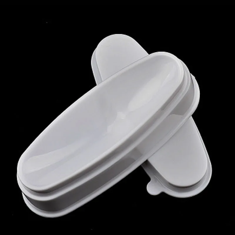 Buy 1Pcs White French Acrylic Nail Box Nail Art
