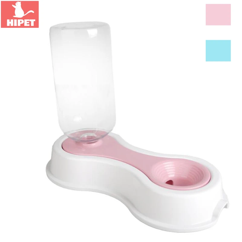 

HIPET New Automatic Cat Drinking Fountain Dispenser Set Plastic Detachable Not Wet Wouth Water Bowl For Small Dog Cats Drinker
