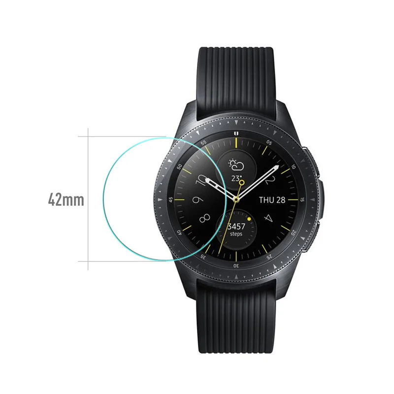 Закаленное стекло для samsung Galaxy Watch 42 мм 46 мм gear S2 S3 S4 Защитная пленка для экрана+ набор для очистки