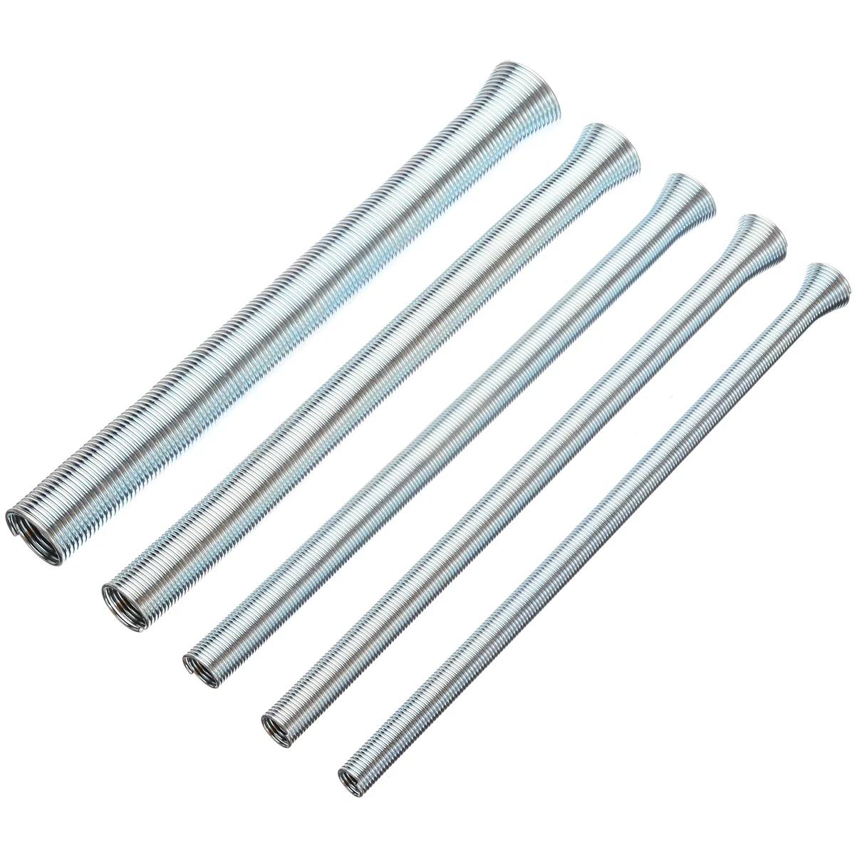 Practical 5Pcs Set CT-102-L Spring Pipe Bender 21cm Length Spring Tube Bender Sets 1/4" 5/16" 3/8" 1/2" 5/8"