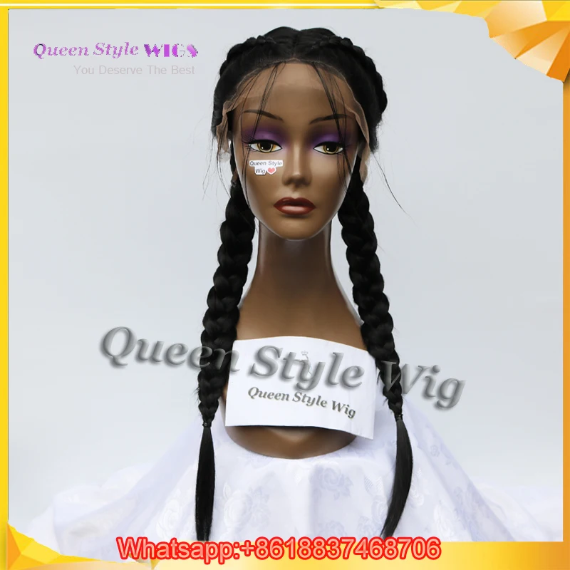 New Arrival Double Dutch Braids Wig Twin Braided Lace Front
