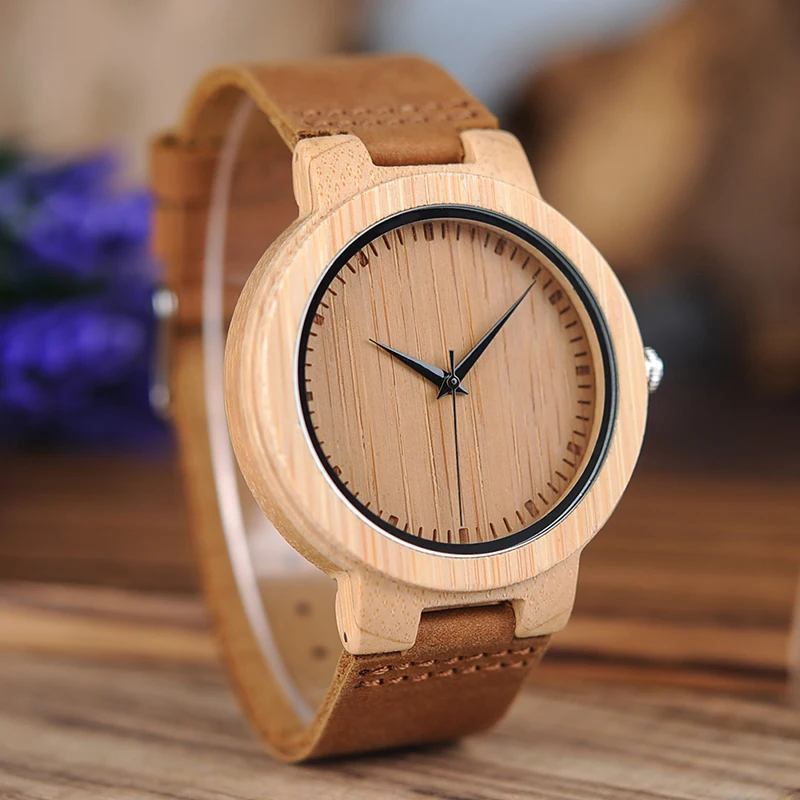 BOBO BIRD L-D13 Wristwatch Brand Your Own Minimalist Watches Men Wooden Quartz Watch Saat Erkek Horloges Mannen