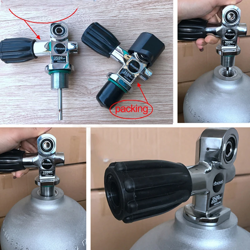 Клапан цилиндра для подводного плавания G3/4 переключатель k-типа для алюминиевый кислородный баллон переключатель аксессуары для дайвинга разъем регулятора