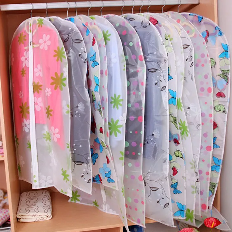 3 Colors Multifunctional Home Transparent Waterproof Clothing Cover Classical Suit Dress