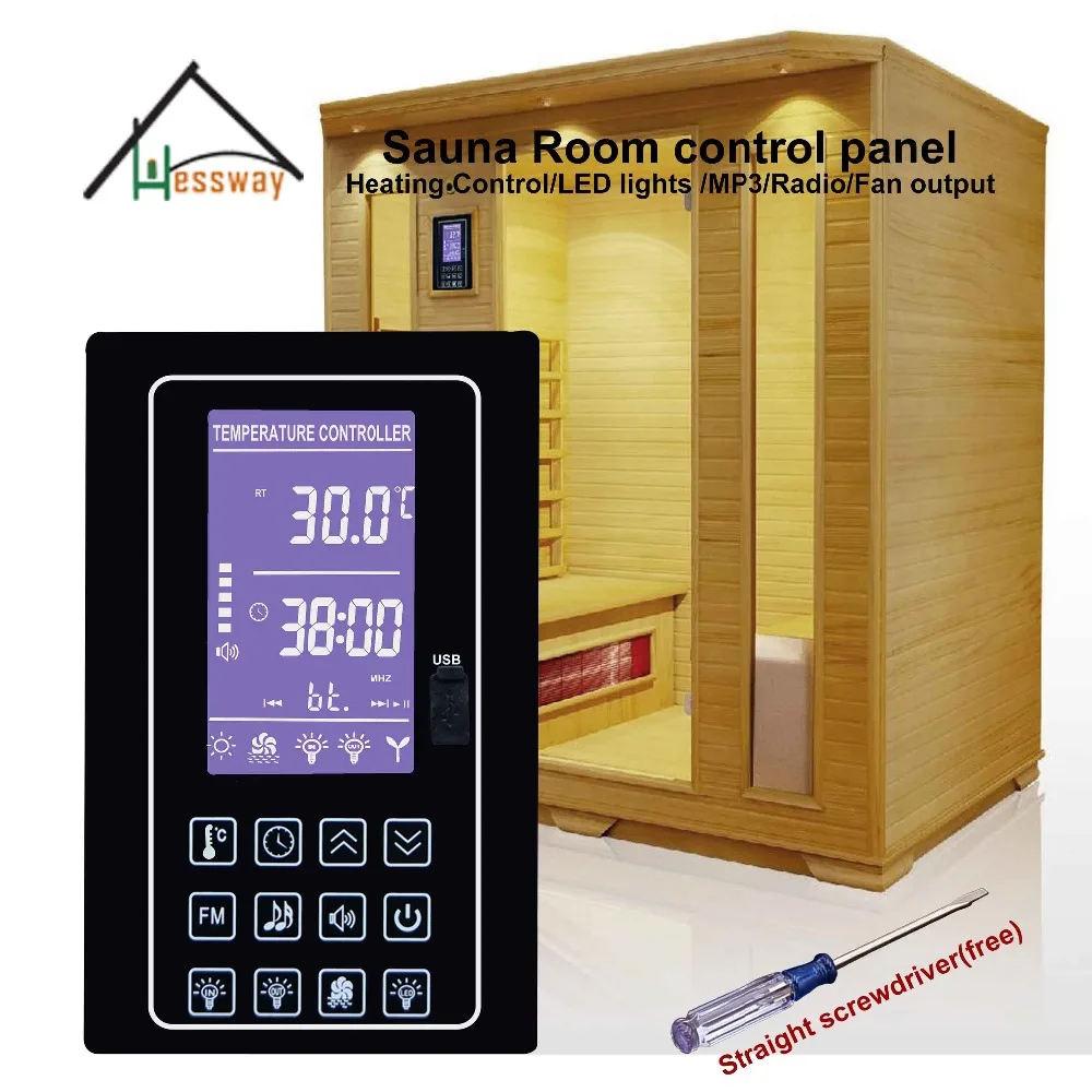 Buy 220V 110V 30A Multifunction dry steam sauna room electric heater controller