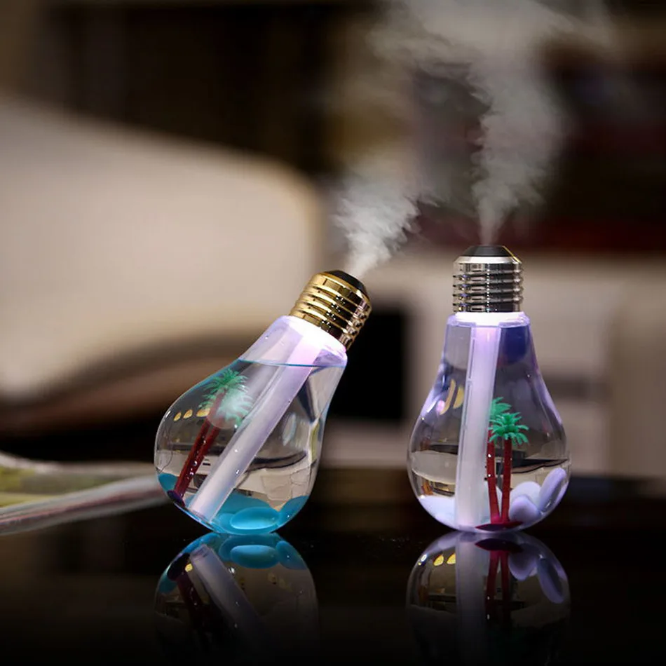 

400ML USB Desktop LED Colorful Night Light Car Air Humidifier Oil Essential Aroma Diffuser Mist Maker Fogger DC 5V