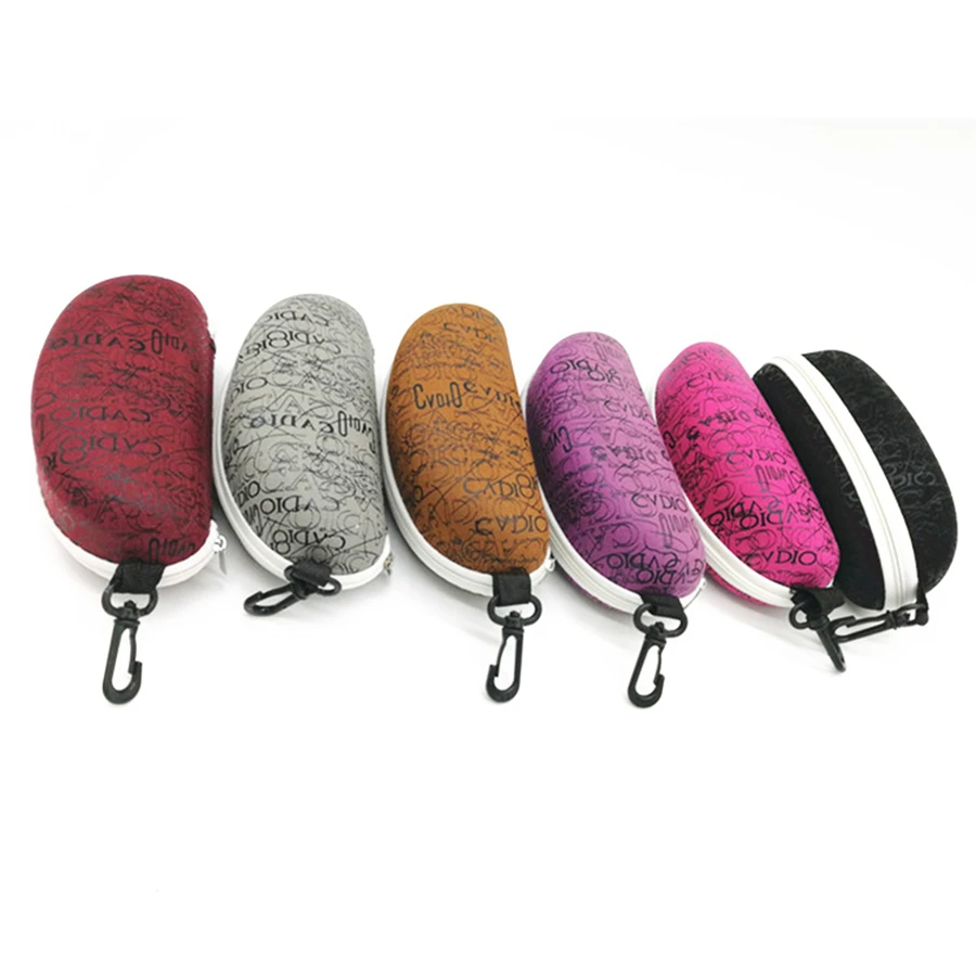 Colorful Cover glasses Case Non-slip Stereo Eyewear Leisure Glasses Box With Zipper Cases Accessories 2018 | Аксессуары для одежды