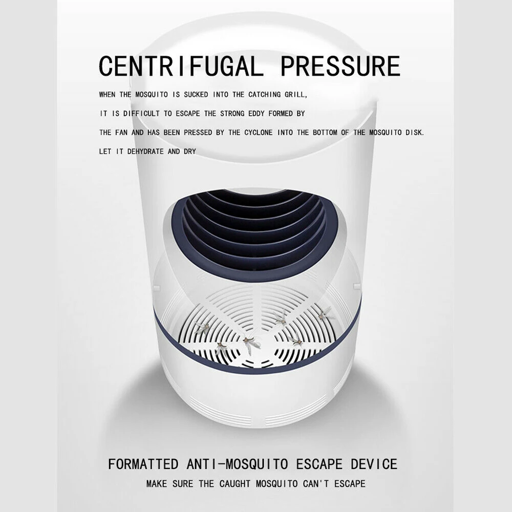 Low-Voltage UV USB Mosquito Killer Lamp Safe Energy-Saving Light Catalysis