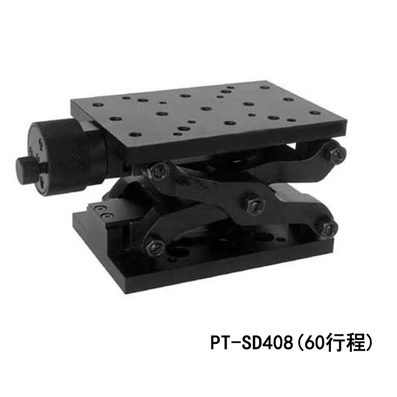 PT-SD408 точность ручная подъемная платформа Z оси Лифт перемещающийся стол плюс масштаб