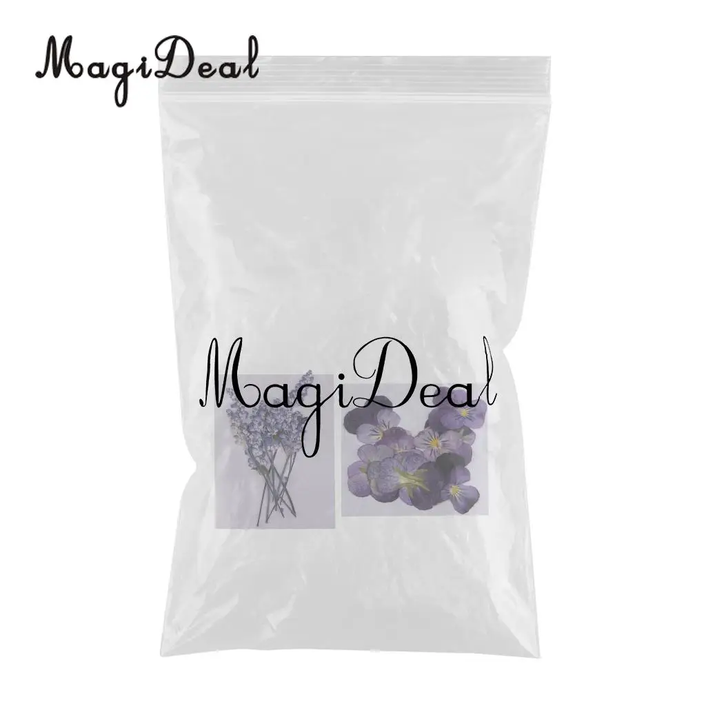 22pc Assorted Dried Pressed Flowers Real Violet & Sage Plant Herbarium For Scrapbooking Card Making DIY Jewelry Phone Case Craft
