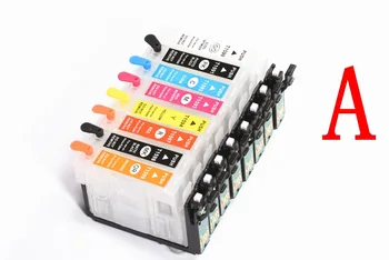 

R2000 Refillable Ink Cartridge For Epson R2000 With Auto Reset Chip With RESET BOTTON T1590-T1599