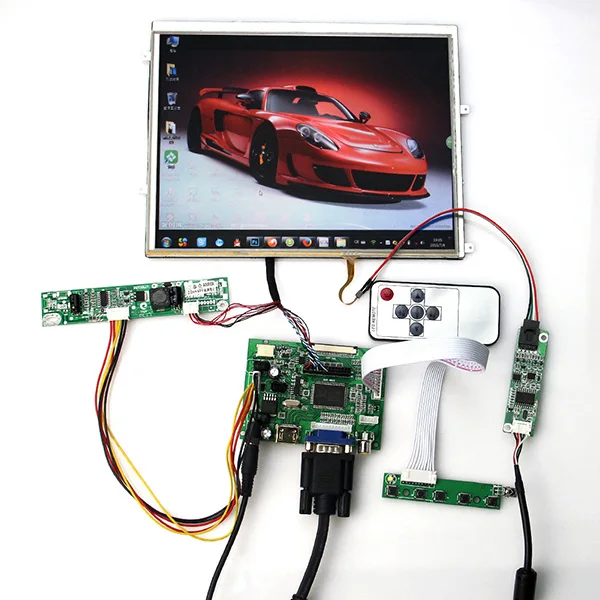 HDMI VGA 2AV плата драйвера ЖК-контроллера для 9 7-дюймового LTN097XL01 1024*7681024x768 + кабель LDVS |