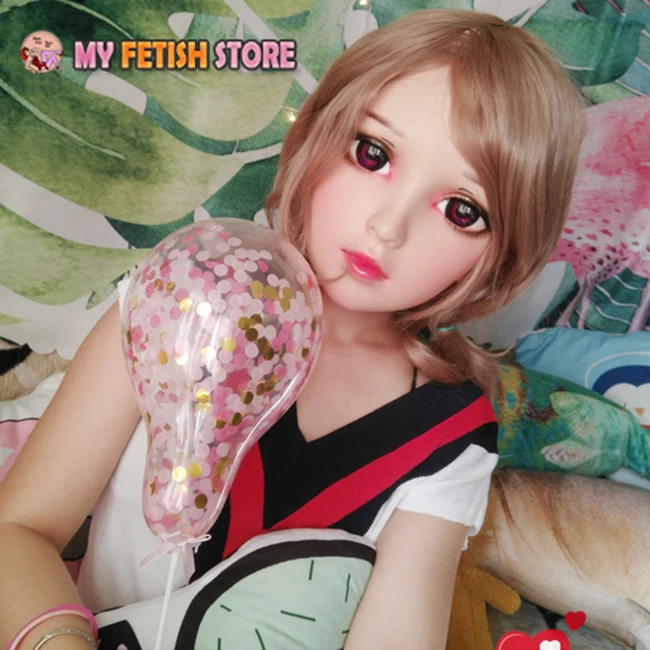 (Jun-04) женский сладкий девушка смолы половина головы Kigurumi BJD маска косплэй японского аниме роль маска Лолиты Crossdress кукла маска