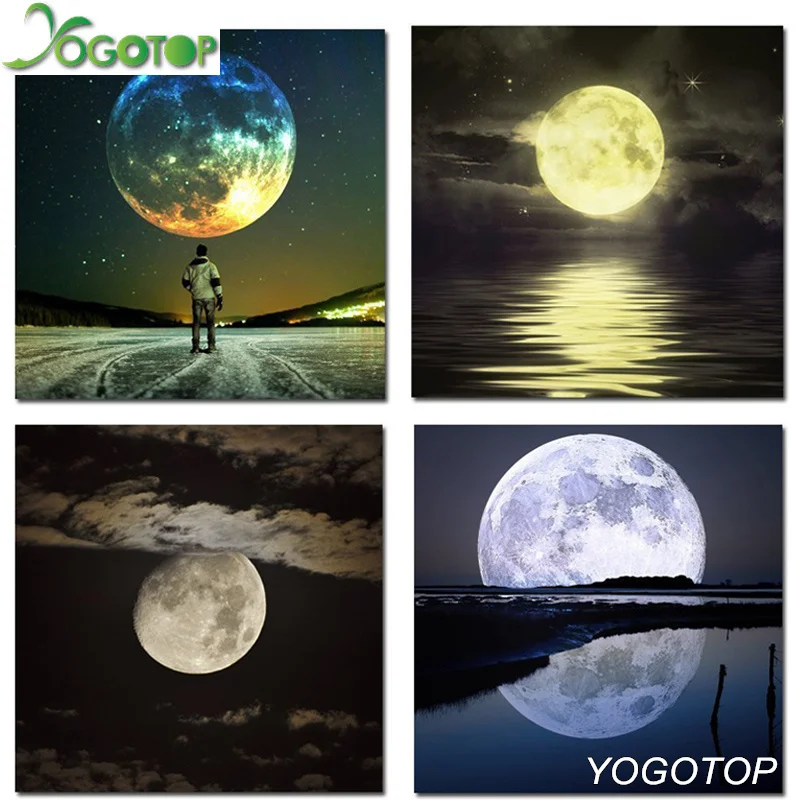 Алмазная живопись YOGOTOP для творчества 5D полноразмерная вышивка квадратная