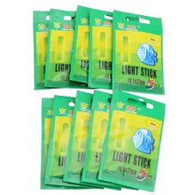 50Pcs 4.5*37mm Multi-Color Fishing Fluorescent Lightstick Light Night Float Clip On Dark Glow Stick New Fishing Accessories