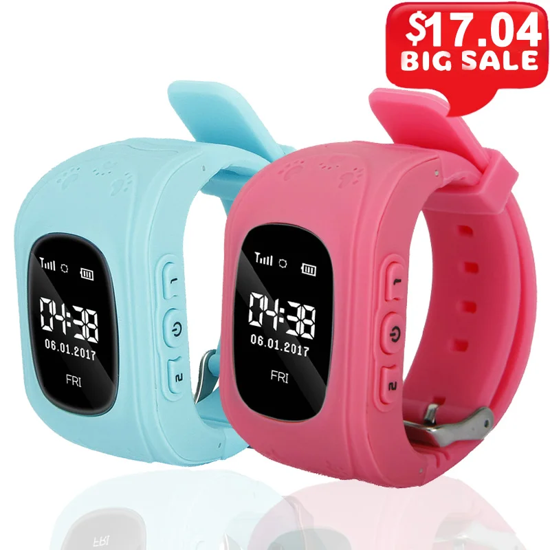 

Q50 Kids Smart Watch SOS Call Location Finder GPS Smartwatch Locator Tracker Children's Watch Anti Lost Clock Baby Wristband.