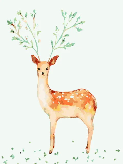 Hq Mewarnai Gambar Colorful Paintng Sika Rusa Lukisan Diy Digital Dengan Angka Abstrak Modern Hewan Rumah Hq Mewarnai Gambar Colorful Paintng Sika Rusa Lukisan Diy Digital Dengan Angka Abstrak Modern Hewan Rumah