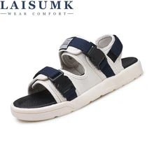 LAISUMK Outdoor Fashion Men Sandals Summer Men Shoes Casual Shoes Breathable Beach Sandals Sapatos Masculinos цена LAISUMK Outdoor Fashion Men Sandals Summer Men Shoes Casual Shoes Breathable Beach Sandals Sapatos Masculinos цены онлайн