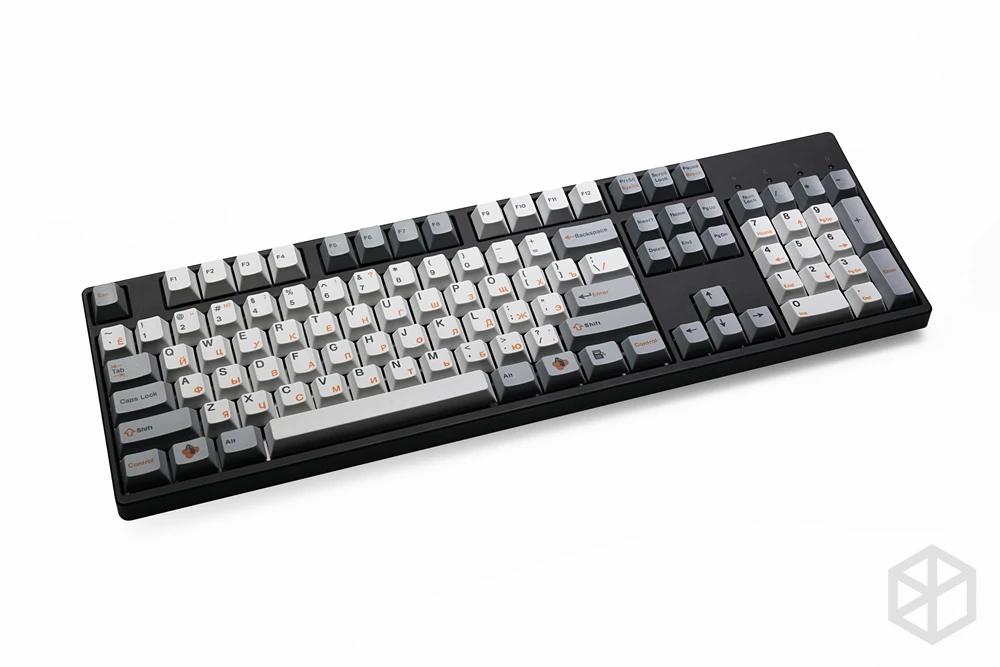 Русский корень письмо вишня профиль краситель Sub Keycap набор толстый PBT для