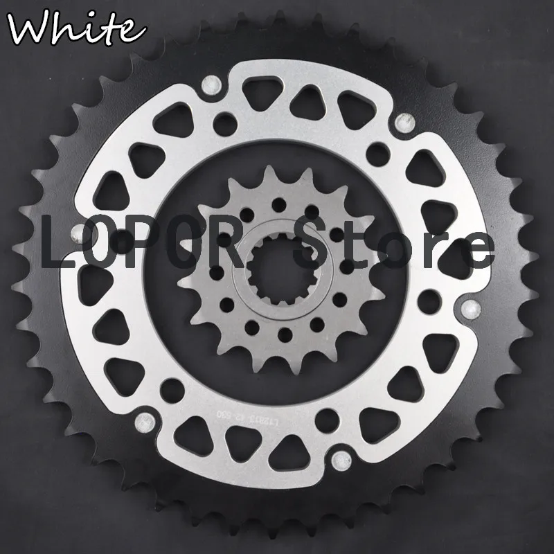 

LOPOR #530 Motorcycle Front & Rear Sprocket for Kawasaki GPZ500R GPZ GPX500 R GPX,ZX ZX600 Ninja,GPX600R GPZ600R ZX600C1-C3