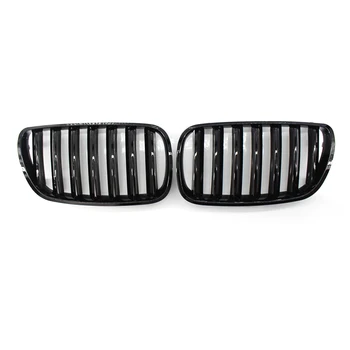

2Pcs Gloss Black Front Kidney Grille Hood Grill For BMW E83 X3 2007-2010 08 09 51113420087,51113420088